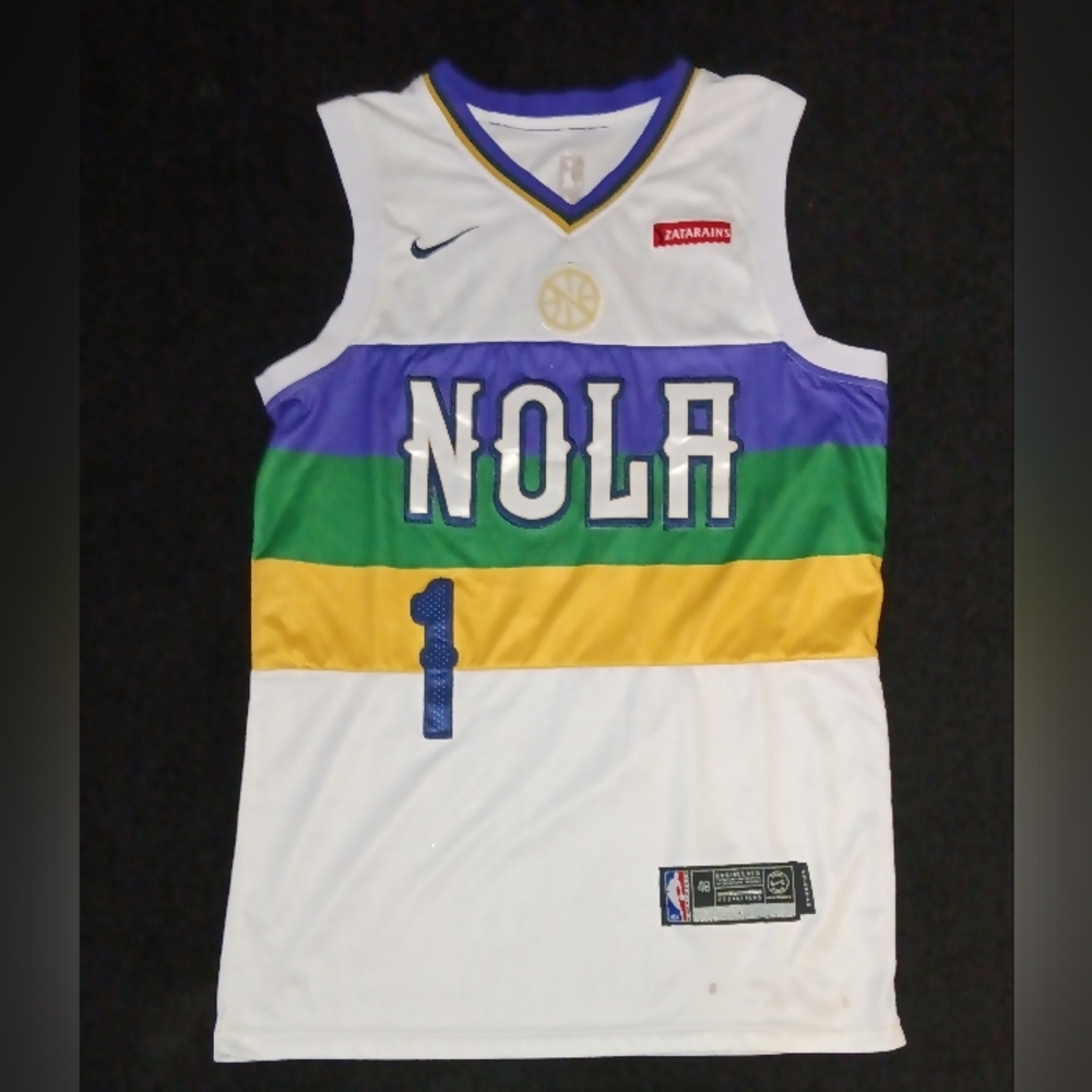 Men's sz 48 L Zion Williamson Official NBA Nike jersey. Small spot at bottom. - Picture 1 of 5